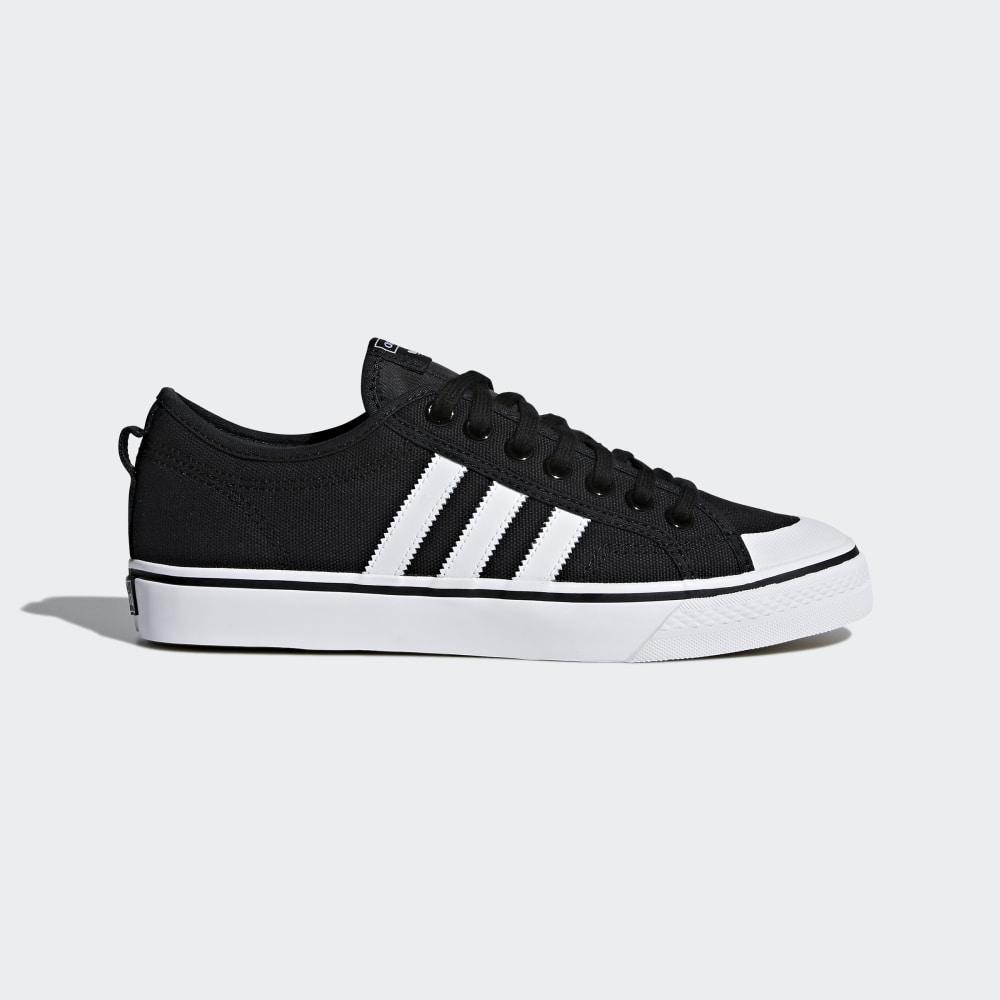 Adidas Men's Nizza Originals Shoes Black/White Ireland CQ2332